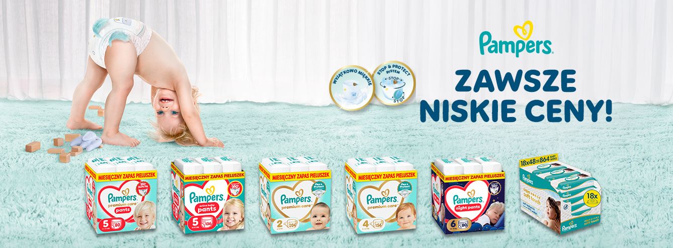 Pampers w promocyjnych cenach