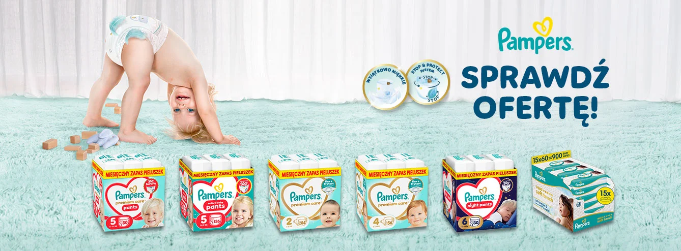 Pampers w promocyjnych cenach