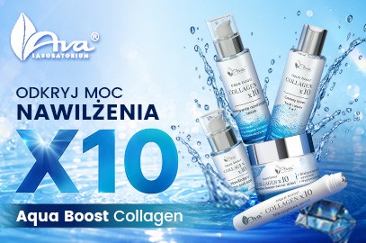 Zdjęcie artykułu - Aqua Boost Collagen x10 od AVA Laboratorium &ndash; nowoczesna pielęgnacja inspirowana technologią Collagen Banking
