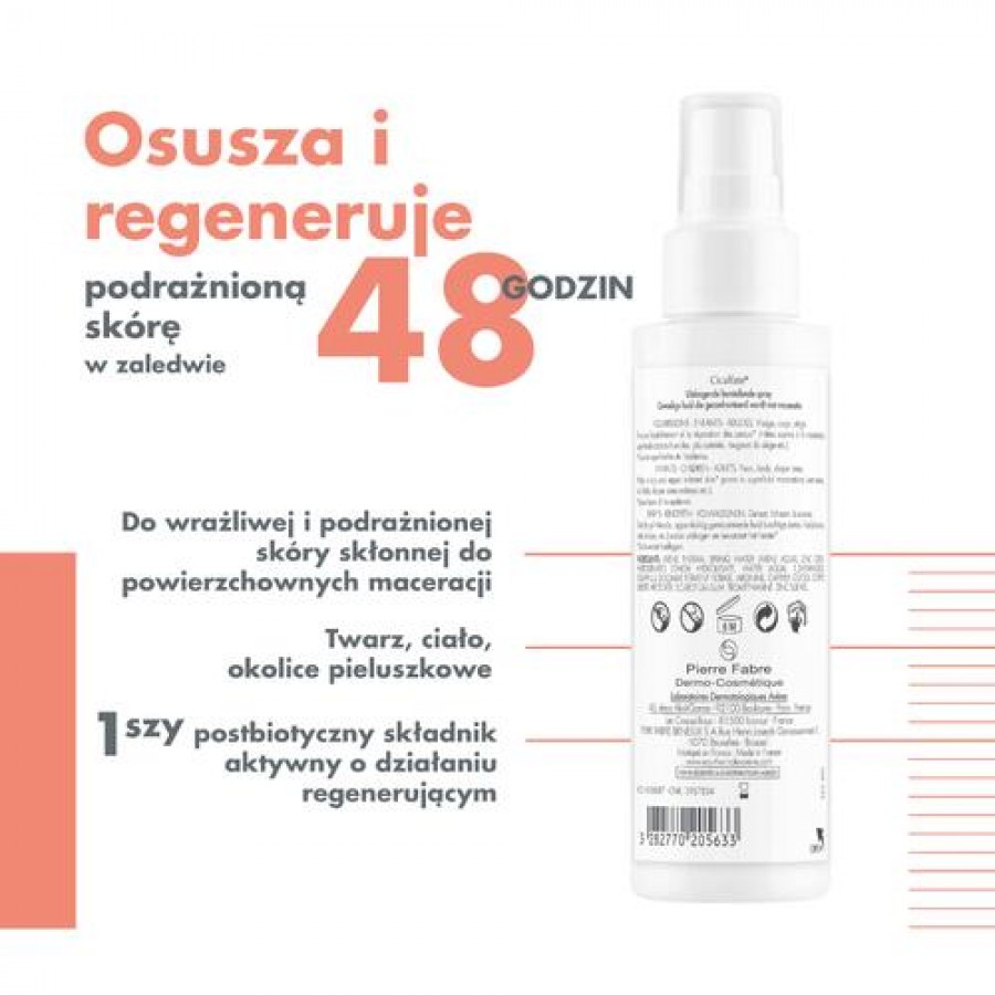 Miniaturka artykułu - #1 AVENE CICALFATE+ Osuszający spray, 100ml