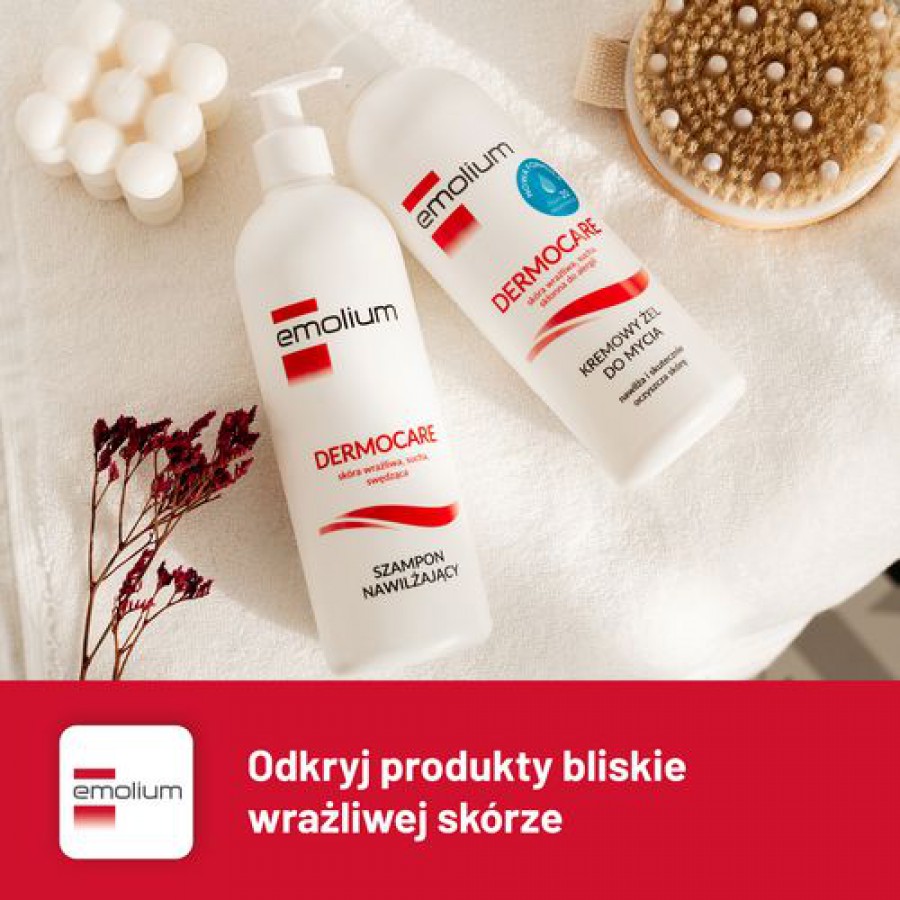 Zdjęcie produktu - 4 Emolium Dermocare Nawilżający szampon do wrażliwej, suchej i swędzącej sk&oacute;ry głowy, 400 ml