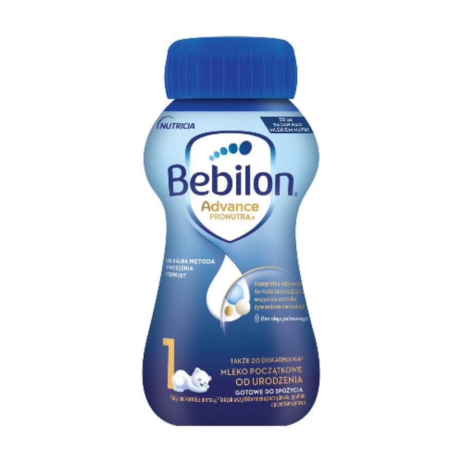 Miniaturka artykułu - #0 Zestaw Bebilon 1 Advance Pronutra Mleko początkowe od urodzenia, 200 ml x 12 sztuk