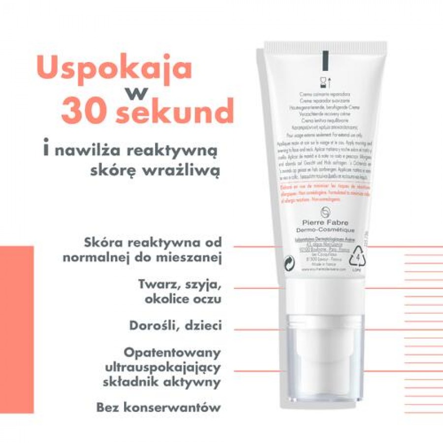 Zdjęcie produktu - 2 AVENE TOLERANCE CONTROL Krem łagodząco - regenerujący, 40ml