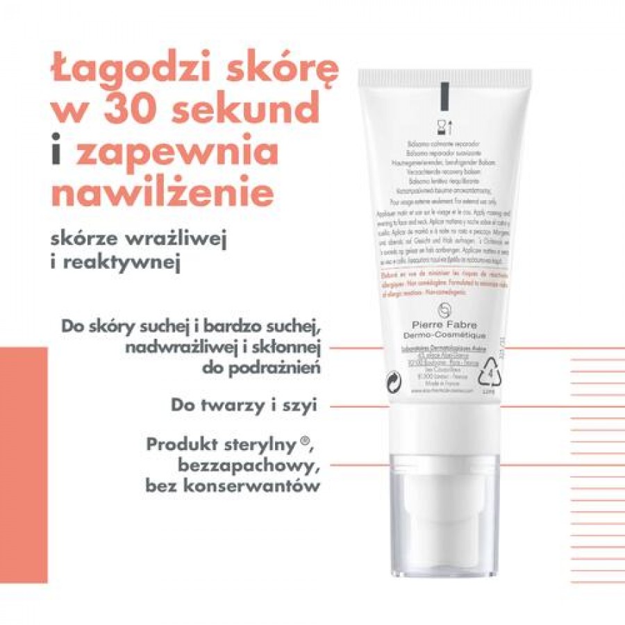 Zdjęcie produktu - 2 AVENE TOLERANCE CONTROL Balsam łagodząco - regenerujący, 40ml