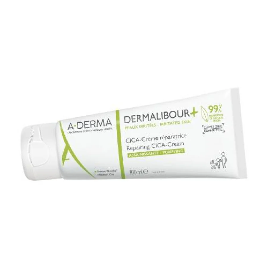 #6 – A-DERMA DERMALIBOUR+ CICA Krem regenerujący, 100ml
