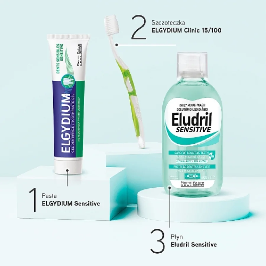 #3 – ELGYDIUM Sensitive pasta do zęb&oacute;w wrażliwych, 75ml