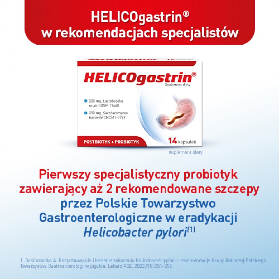 Zdjęcie produktu - 2 Zestaw HELICOGASTRIN, 3x14kaps.