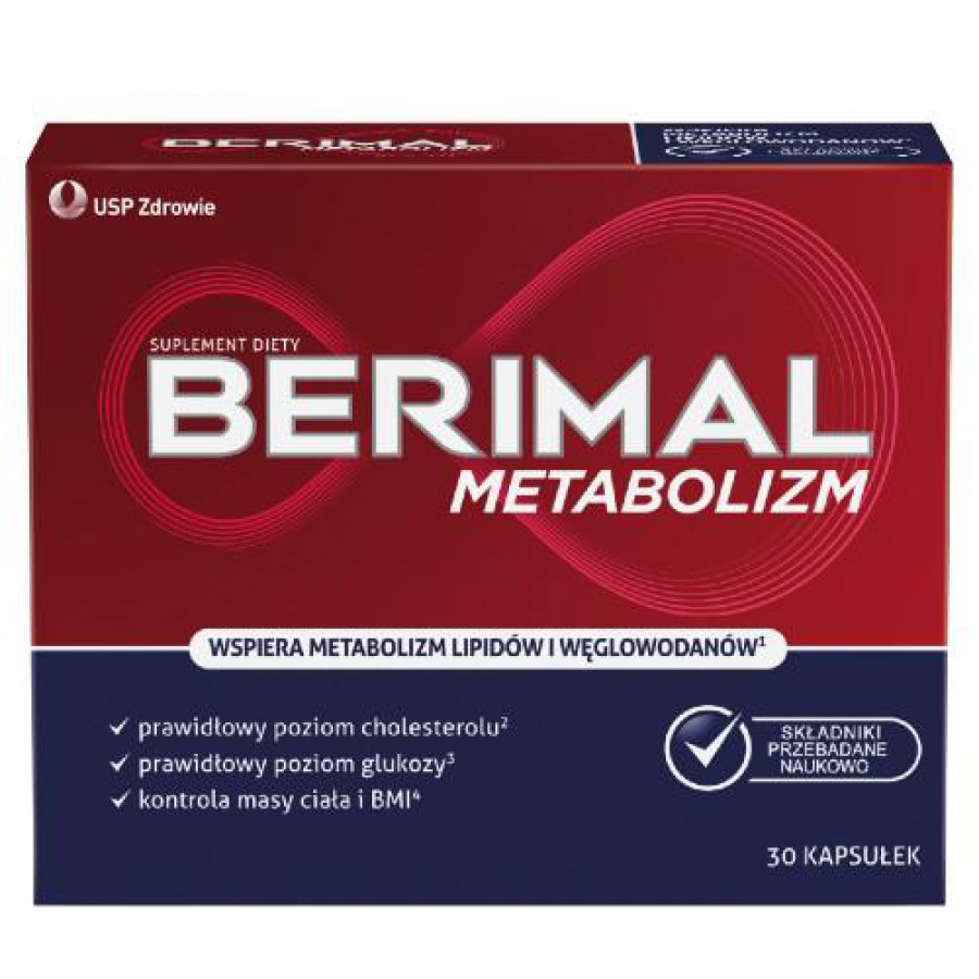 Miniaturka artykułu - #0 Berimal Metabolizm, 30 kapsułek