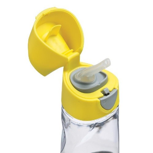 Miniaturka artykułu - #1 B.BOX Butelka tritanowa ze słomką Lemon Sherbet, 450ml