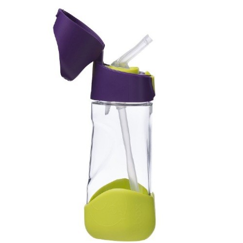 Zdjęcie produktu - 3 B.BOX Butelka tritanowa ze słomką Passion Splash, 450ml
