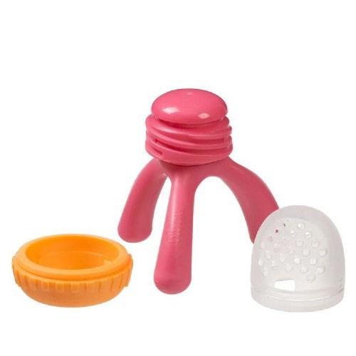 Miniaturka artykułu - #1 B.BOX Gryzak silikonowy do podawania pokarmu Strawberry Shake, 1 sztuka