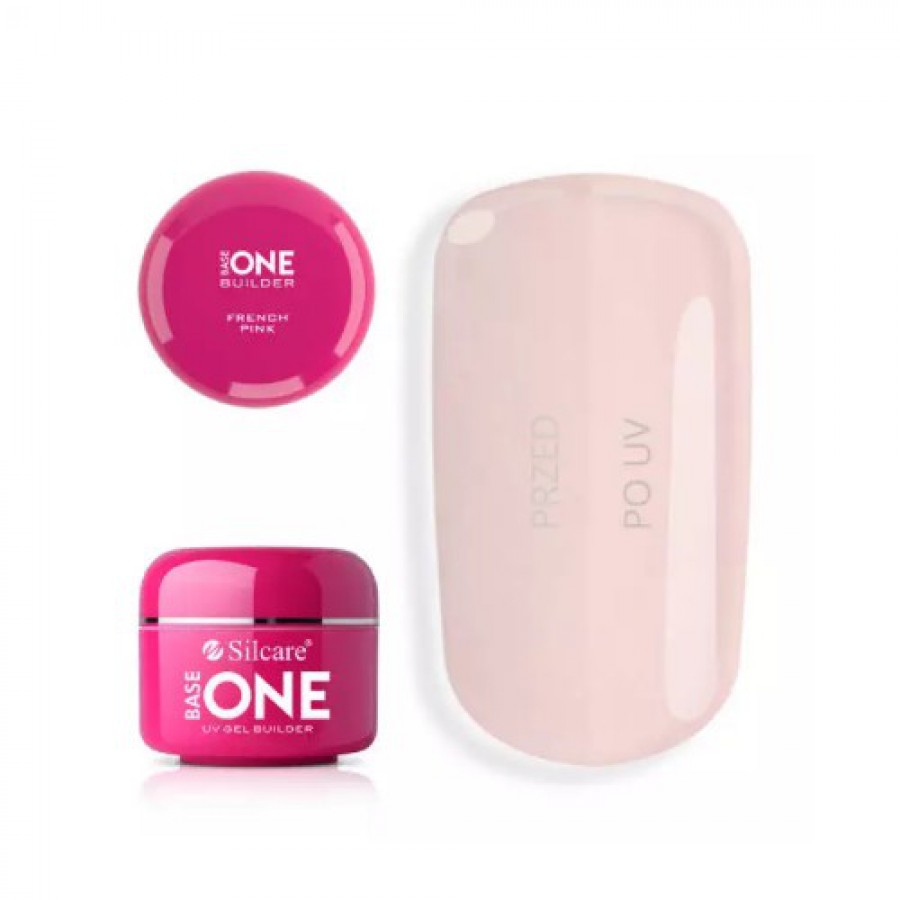 Miniaturka artykułu - #0 SILCARE Base One Żel budujący French Pink, 50g