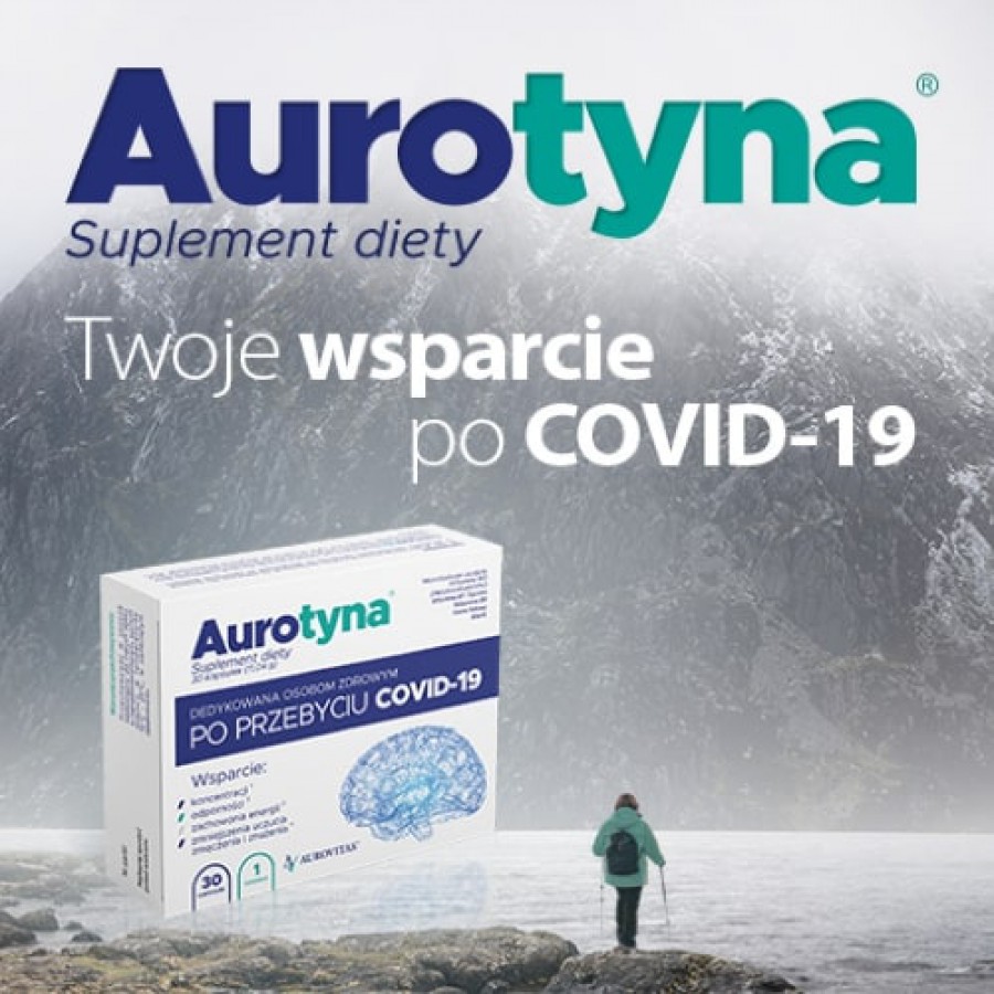 Miniaturka artykułu - #0 Aurotyna Dedykowana osobom zdrowym po przebyciu COVID-19 suplement diety, 30kaps. 