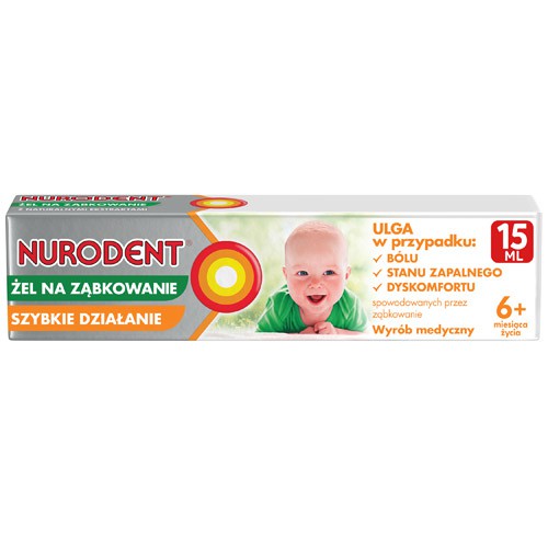 Miniaturka artykułu - #0 NURODENT żel na ząbkowanie, 15ml
