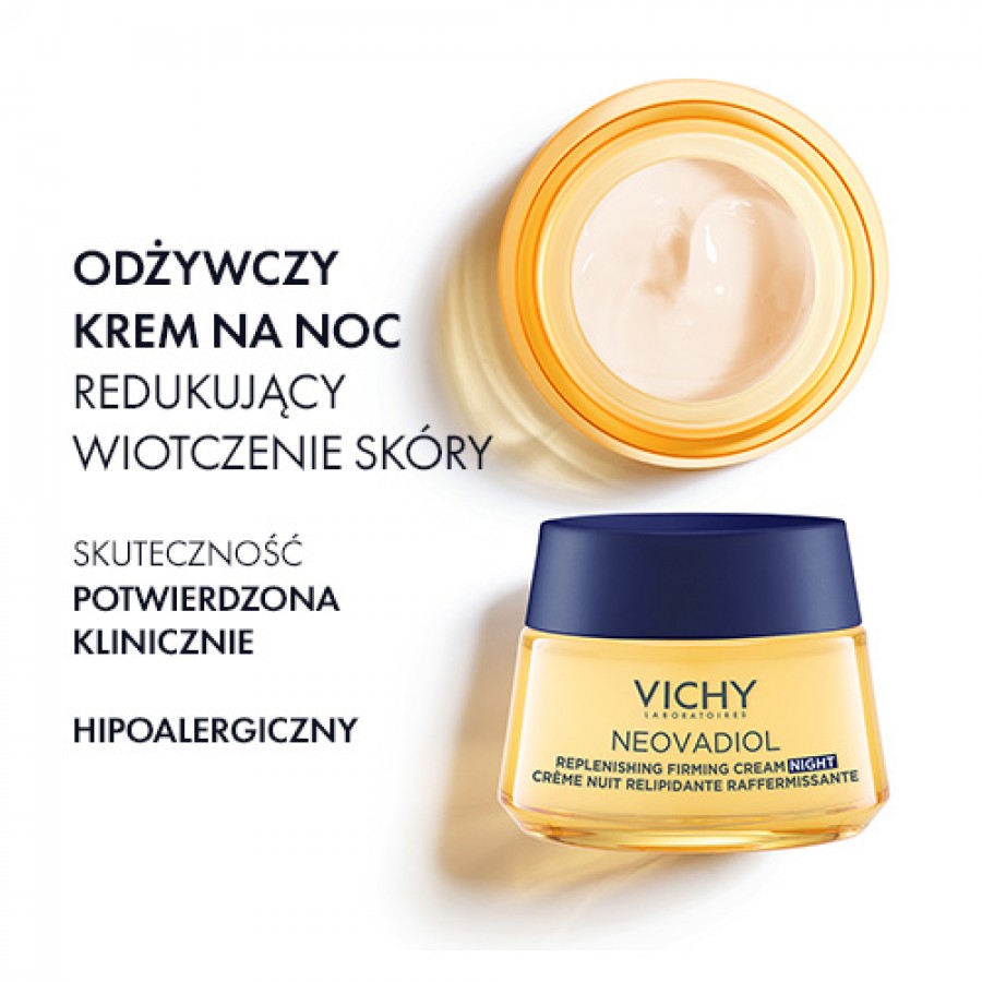 Miniaturka artykułu - #0 Vichy Neovadiol Magistral Odżywczy, modelujący owal twarzy krem na noc, 50 ml