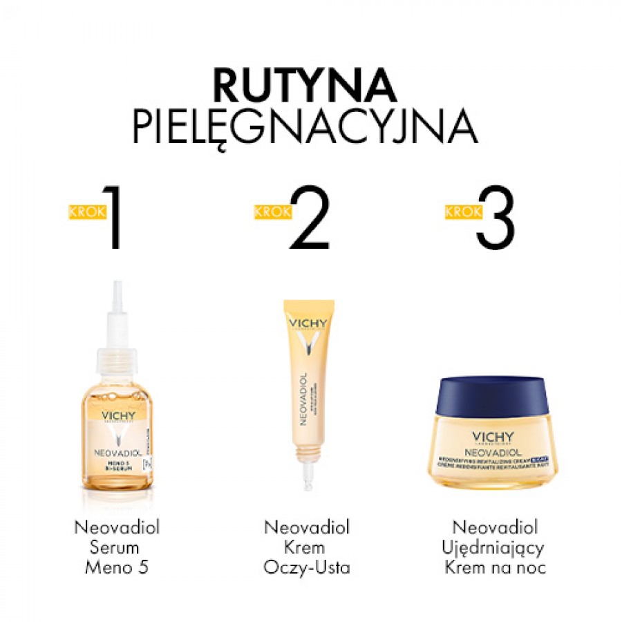 Zdjęcie produktu - 3 VICHY NEOVADIOL PERI-MENOPAUSE Ujędrniający krem na noc przywracający gęstość, 50ml