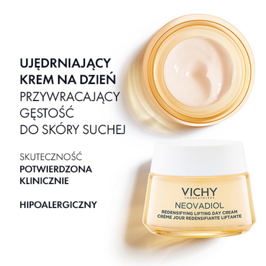 Miniaturka artykułu - #0 VICHY NEOVADIOL PERI-MENOPAUSE Ujędrniający krem na dzień przywracający gęstość - sk&oacute;ra sucha, 50ml