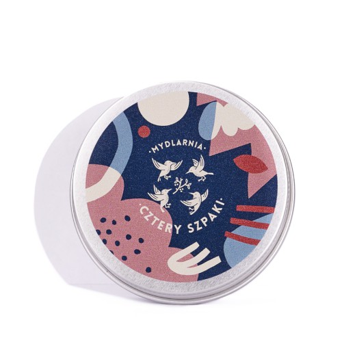 Miniaturka artykułu - #0 CZTERY SZPAKI (4szpaki) Okrągła puszka na szampon/odżywkę, 1 sztuka 
