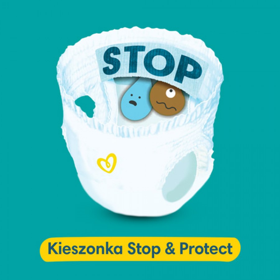 Zdjęcie produktu - 4 Pampers Pants 5 Pieluchomajtki dla dzieci 12-17 kg, 152 szt.