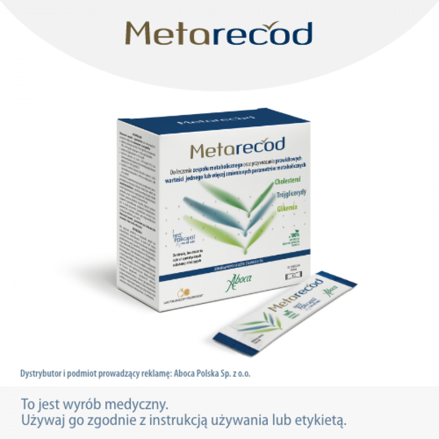 Miniaturka artykułu - #0 Metarecod, 40 saszetek z granulatem ABOCA