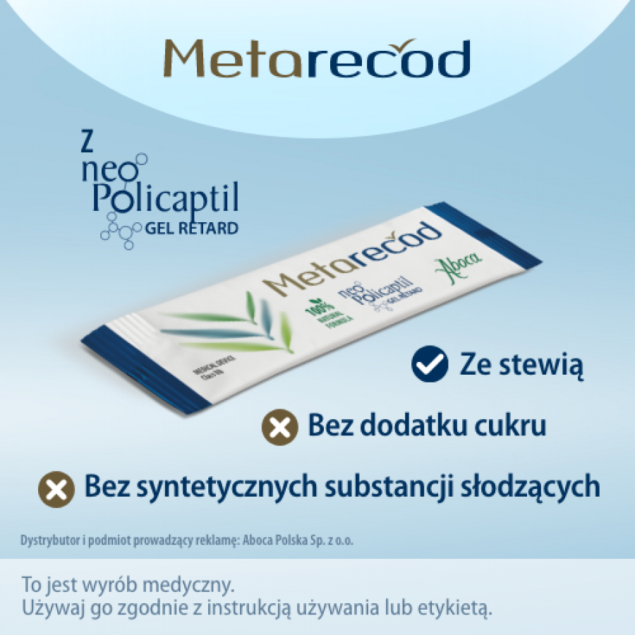 Zdjęcie produktu - 2 Metarecod, 40 saszetek z granulatem ABOCA