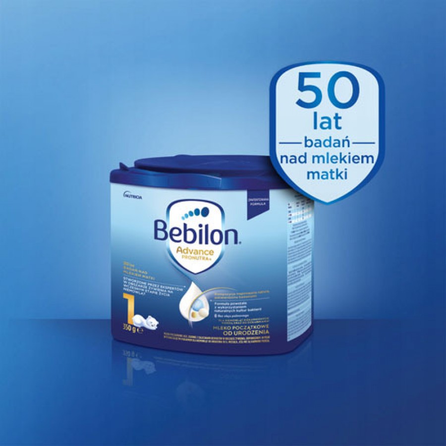Miniaturka artykułu - #0 Bebilon Advance Pronutra 1 Mleko początkowe od urodzenia, 350 g