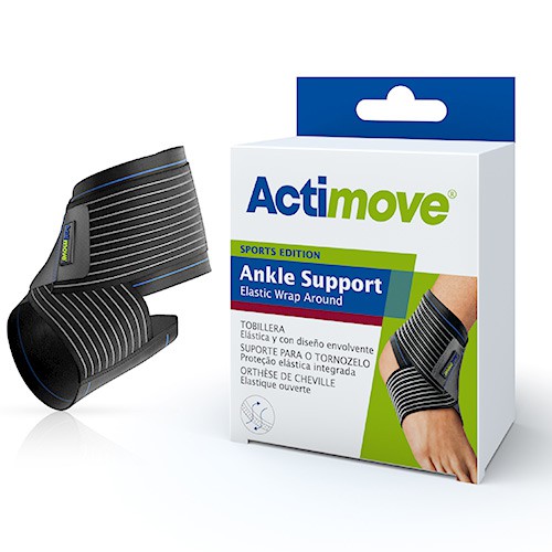 Miniaturka artykułu - #0 Actimove Sports Edition Stabilizator stawu skokowego z elastycznym pasem do owijania, rozm. L