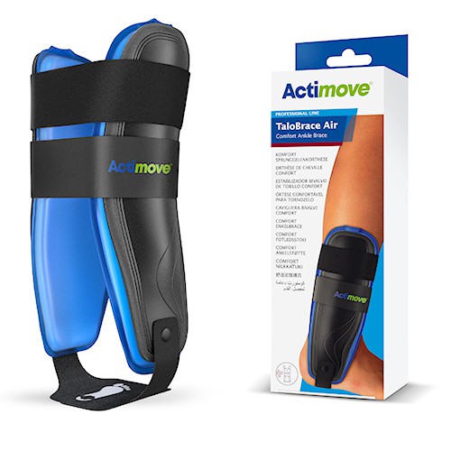 Miniaturka artykułu - #0 Actimove Professional Line Orteza stawu skokowego z powietrznymi poduszkami pneumatycznymi Prawa, rozm. L/XL