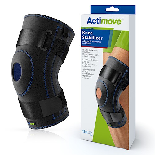 Miniaturka artykułu - #1 Actimove Sports Edition Orteza stawu kolanowego z regulowaną pelotą, rozm. S