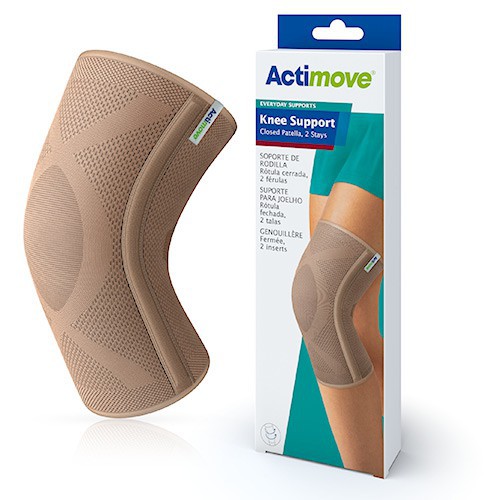 Miniaturka artykułu - #1 Actimove Everyday Supports Opaska stabilizująca staw kolanowy z zabudowaną rzepką i 2 fiszbinami, rozm. L