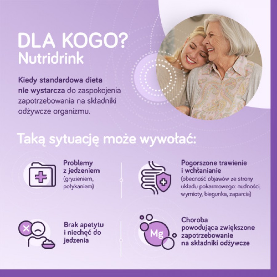 Zdjęcie produktu - 2 Zestaw 4x Nutridrink czekoladowy, 4x125ml