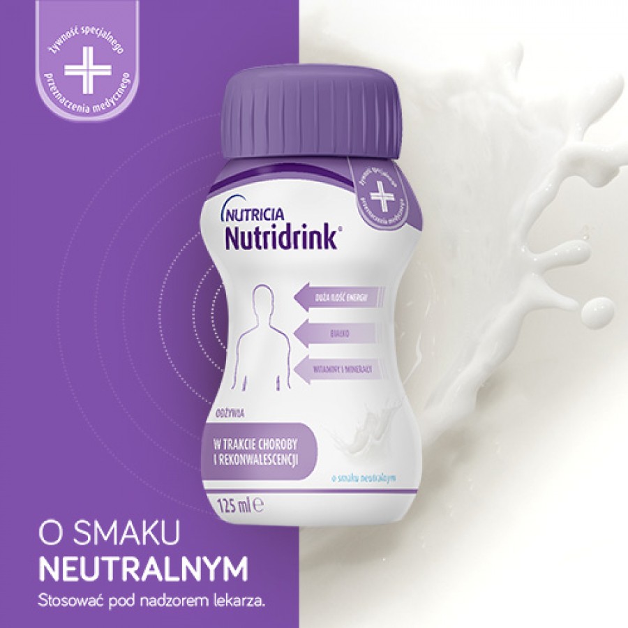 Miniaturka artykułu - #0 Zestaw 4x Nutridrink neutralny, 4x125ml
