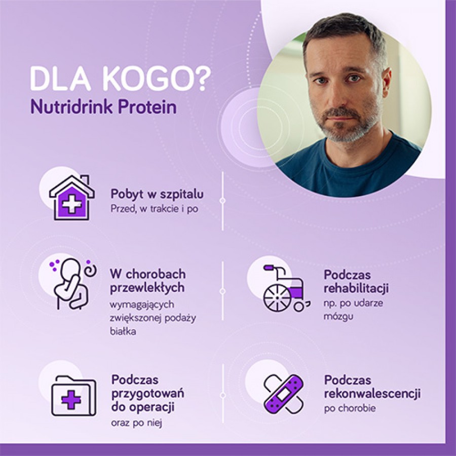Zdjęcie produktu - 2 Zestaw 6x Nutridrink Protein wanilia, 4x125ml