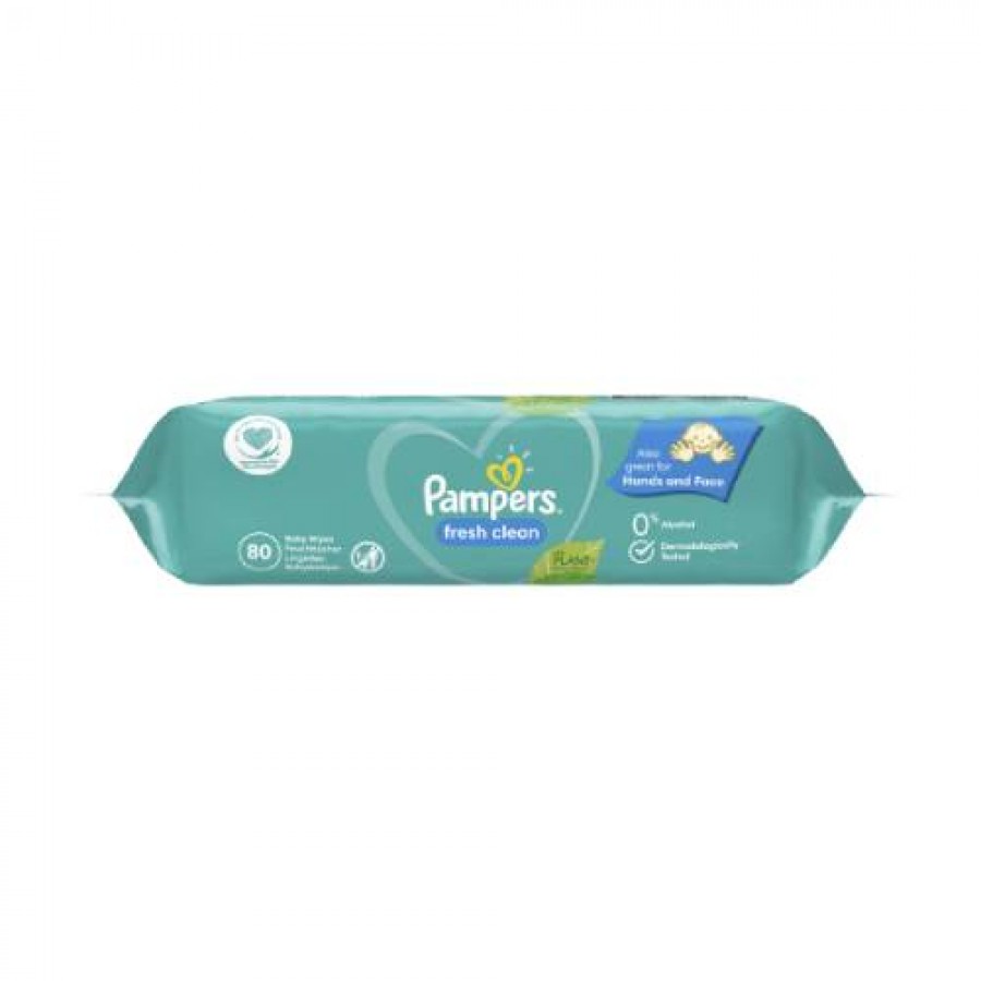 Miniaturka artykułu - #0 Pampers Chusteczki nawilżane Fresh Clean, 15 x 80szt.