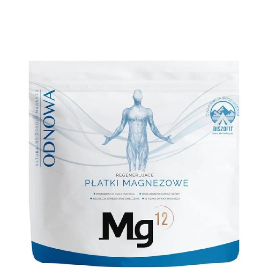 Miniaturka artykułu - #0 Mg12 Odnowa Regenerująca kąpiel magnezowa Płatki magnezowe, 1kg