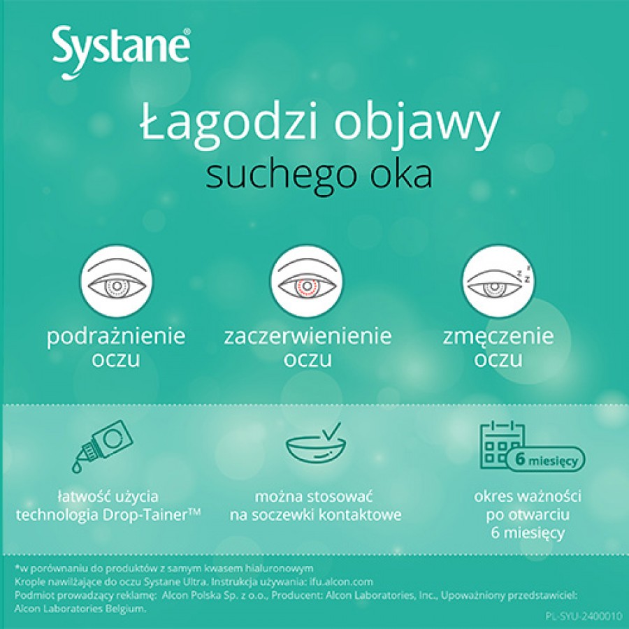 Miniaturka artykułu - #1 Alcon Systane Ultra 10ml - 3pack w mega cenie