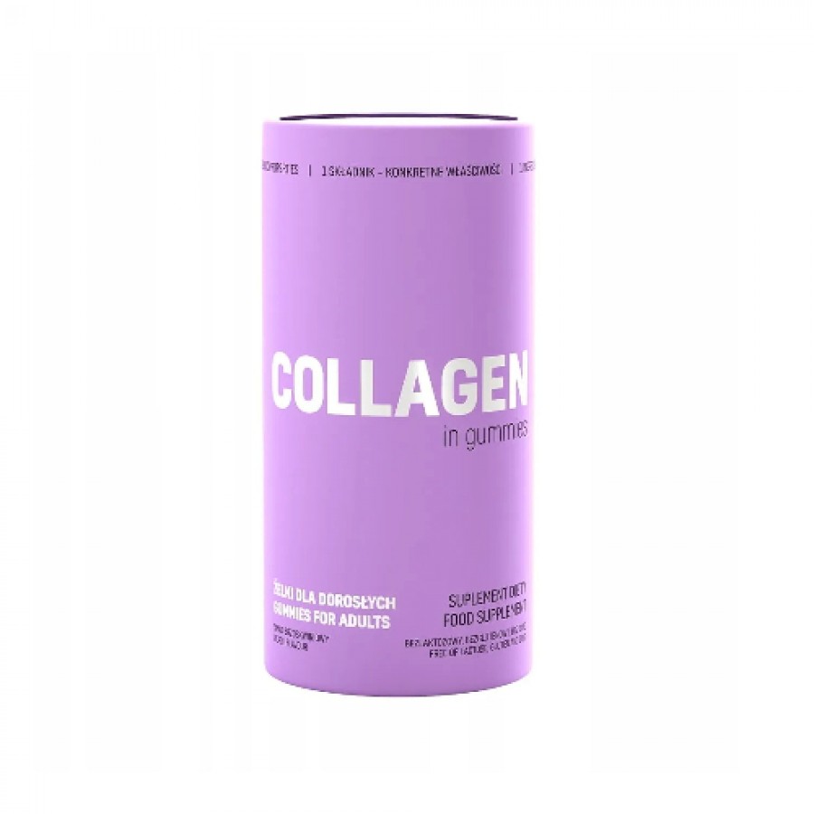Miniaturka artykułu - #0 NOBLE HEALTH Collagen Kolagen w żelkach dla dorosłych, 300g