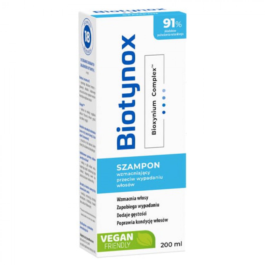 Miniaturka artykułu - #0 BIOTYNOX Szampon wzmacniający przeciw wypadaniu włos&oacute;w, 200ml