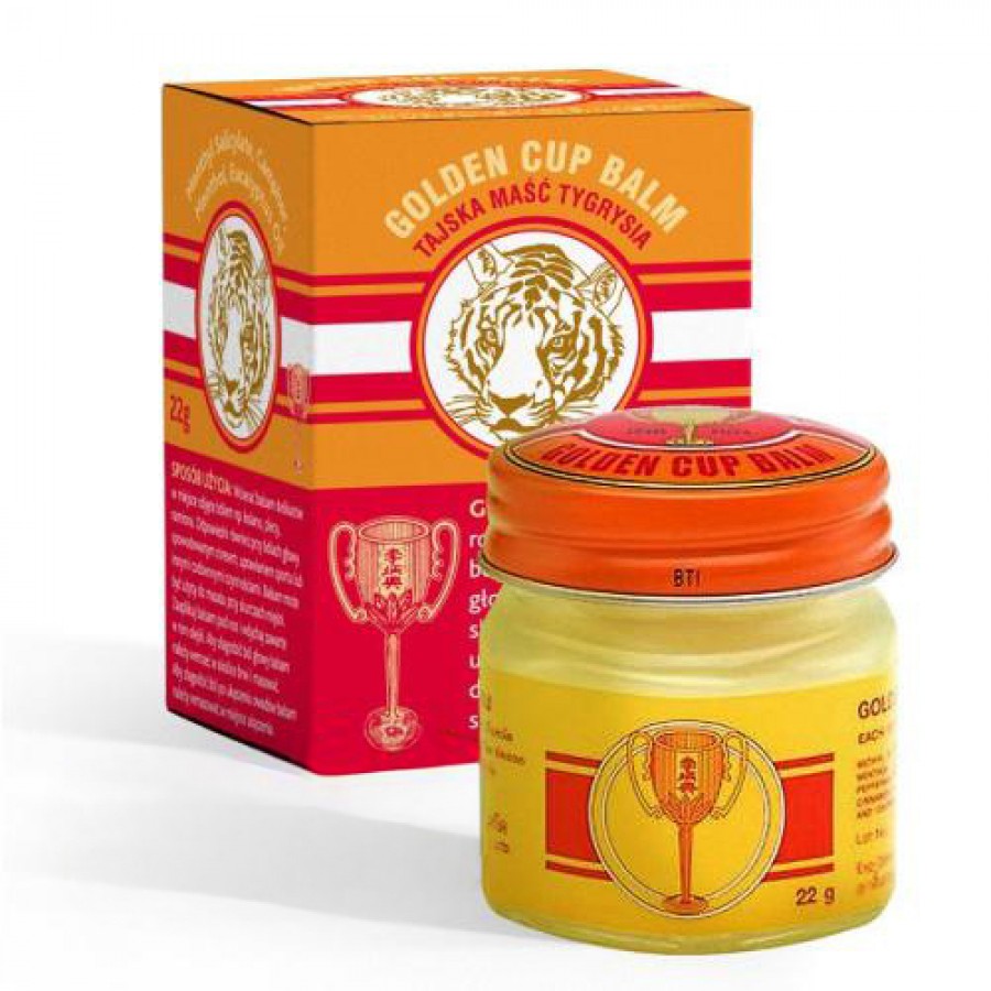 Miniaturka artykułu - #0  Tajska maść tygrysia Golden Cup Balm, 22g