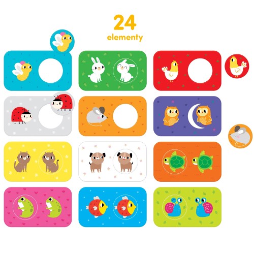 Miniaturka artykułu - #0 CzuCzu Puzzle z dziurką Przyjaciele 15m+