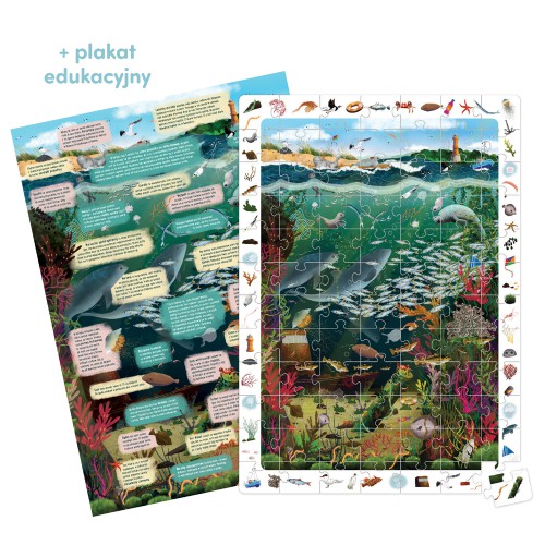 Miniaturka artykułu - #0 CzuCzu Puzzle obserwacyjne Bałtyk dla dzieci 5+