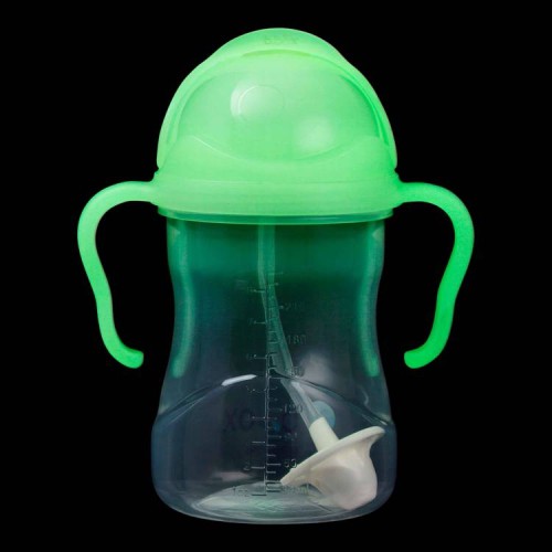 Miniaturka artykułu - #0 B.BOX Bidon ze słomką GLOW IN THE DARK, 240ml