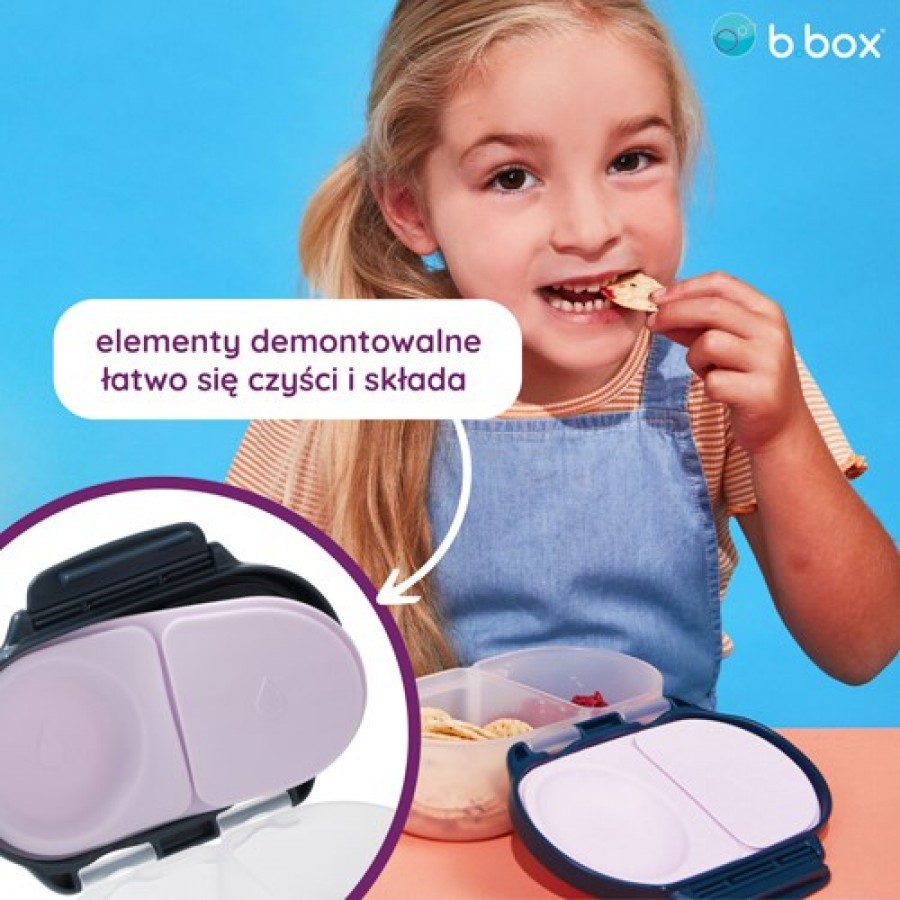 Zdjęcie produktu - 2 B.BOX SNACKBOX Pojemnik na przekąski Blue Slate, 1 szt.