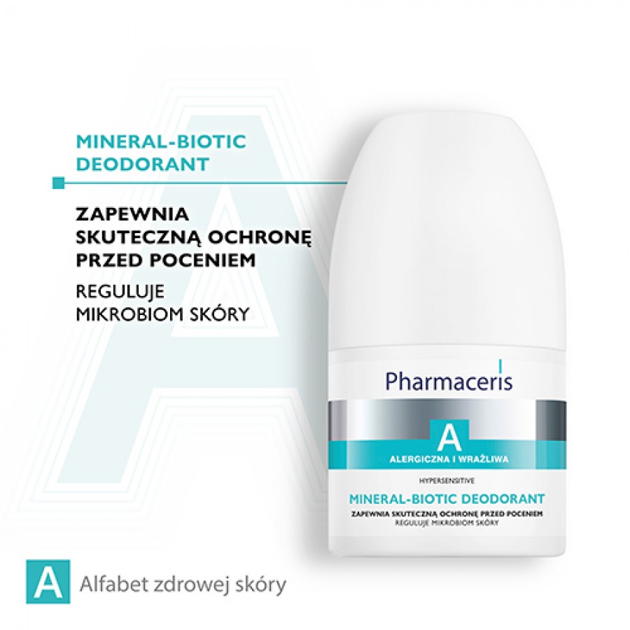 Miniaturka artykułu - #0 PHARMACERIS A MINERAL-BIOTIC Dezodorant, 50ml