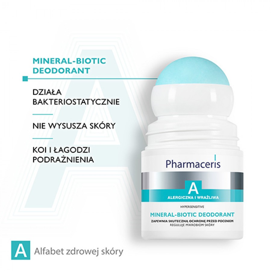 Zdjęcie produktu - 2 PHARMACERIS A MINERAL-BIOTIC Dezodorant, 50ml