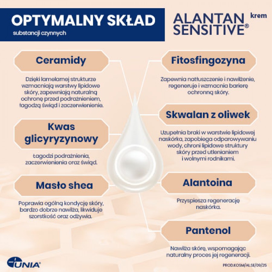 Zdjęcie produktu - 3 Alantan Sensitive Krem z alantoiną do sk&oacute;ry wrażliwej, alergicznej, atopowej, 20 g