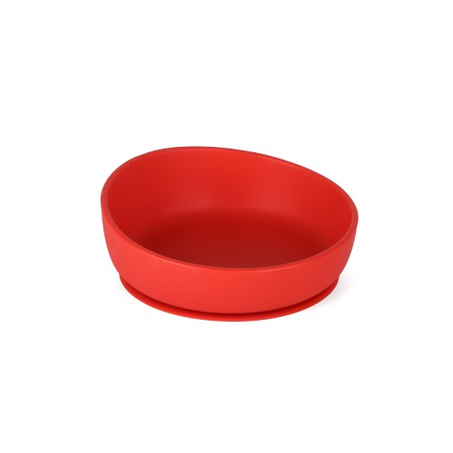 Miniaturka artykułu - #0 Doidy Bowl Miseczka- talerzyk z przyssawką kolor czerwony 350ml, 1szt.