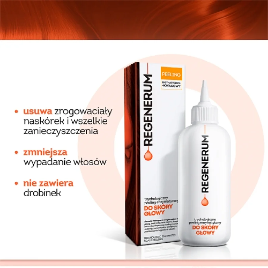 #1 – REGENERUM Trychologiczny peeling enzymatyczny do sk&oacute;ry głowy, 110ml