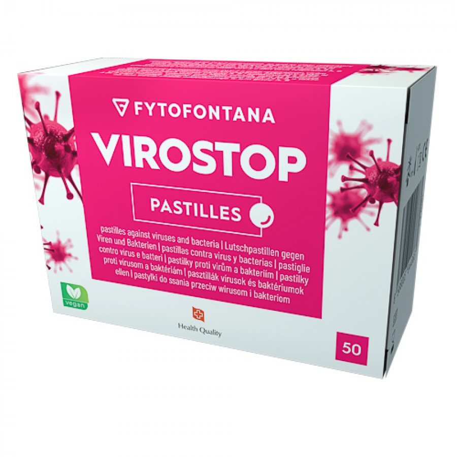 Miniaturka artykułu - #1 fytofontana VIROSTOP, 50 pastylek do ssania