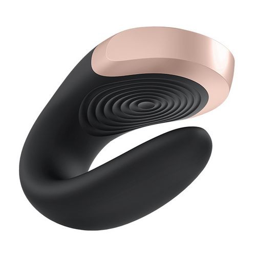 Miniaturka artykułu - #0 Satisfyer Double Love Luxury Partner wibrator dla par Black